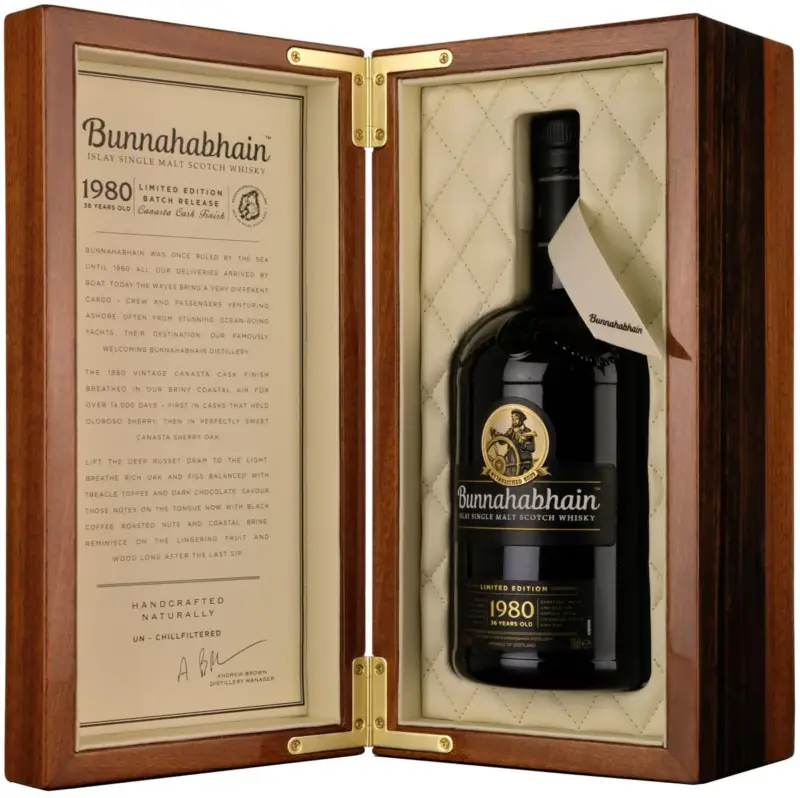 Bunnahabhain lim. ed. Feis Ile 36 Y. 1980 canasta cask  49,5°