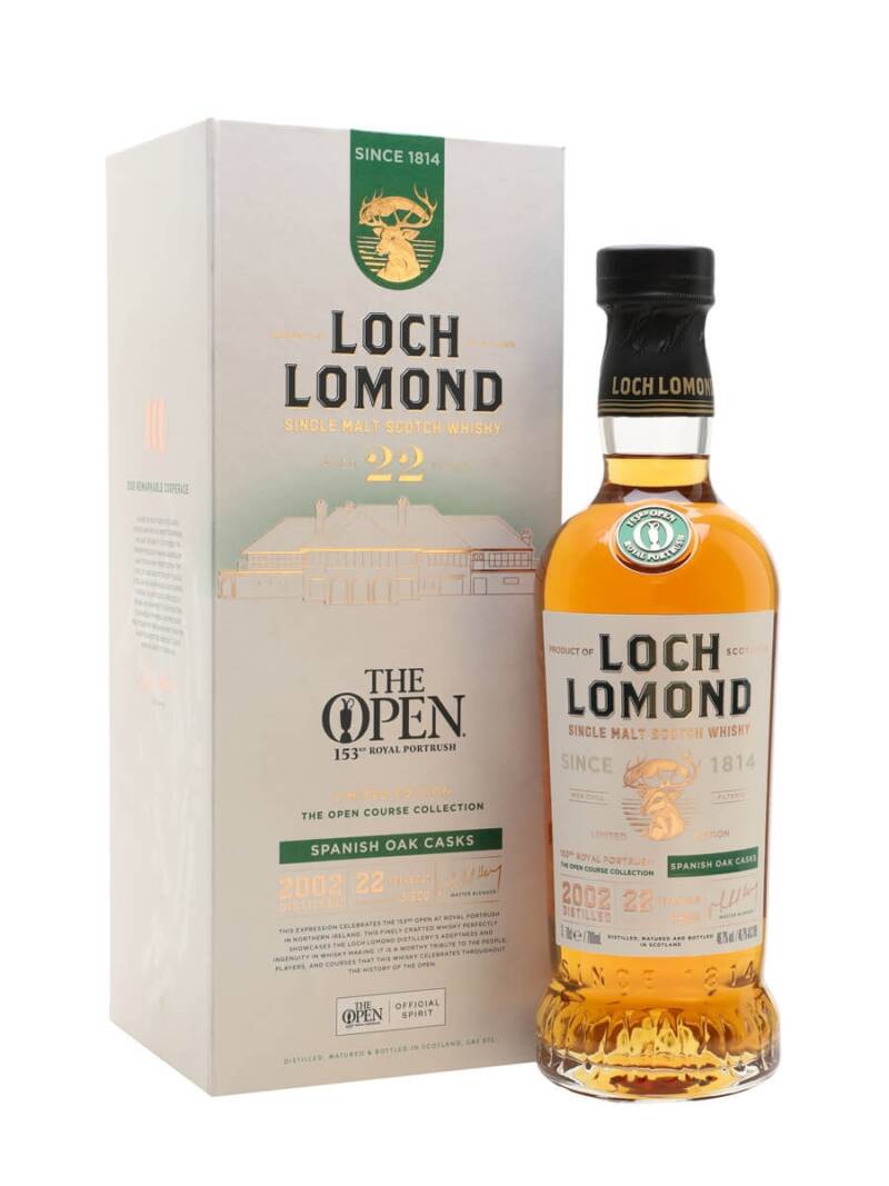 Loch Lomond 22 Y. The Open 2025 collection  spanish oak casks  47.6°