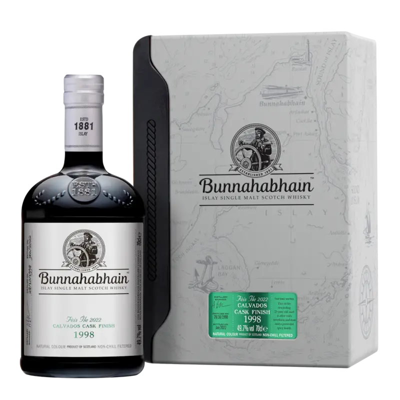 Bunnahabhain Feis Ile 2022 Calvados cask finish 1998  49,7°
