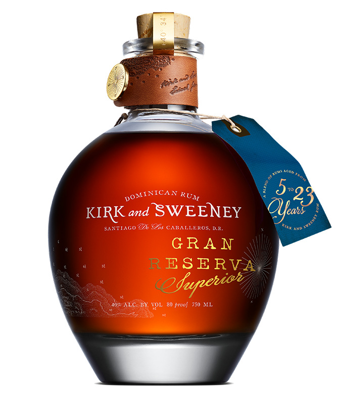 Rum Kirk and Sweeney gran riserva badge 3  40°