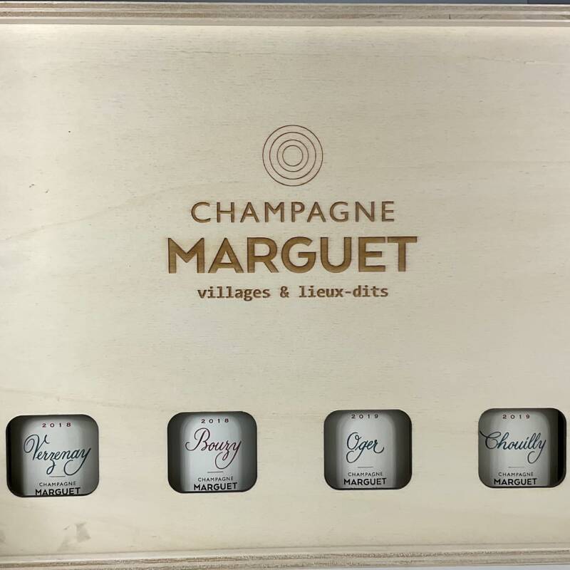 Assortiment de 6 "Villages" brut nature millésimés  B. Marguet